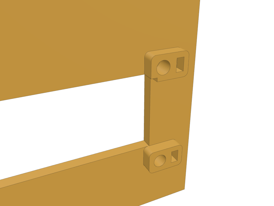 Leere Wand von innen