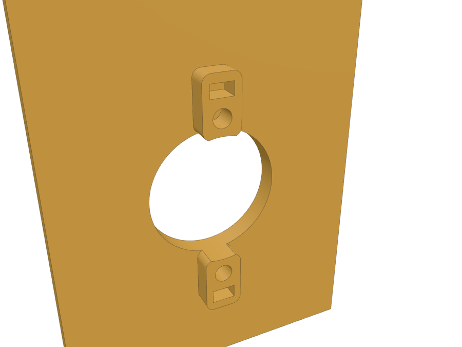 Leere Wand von innen