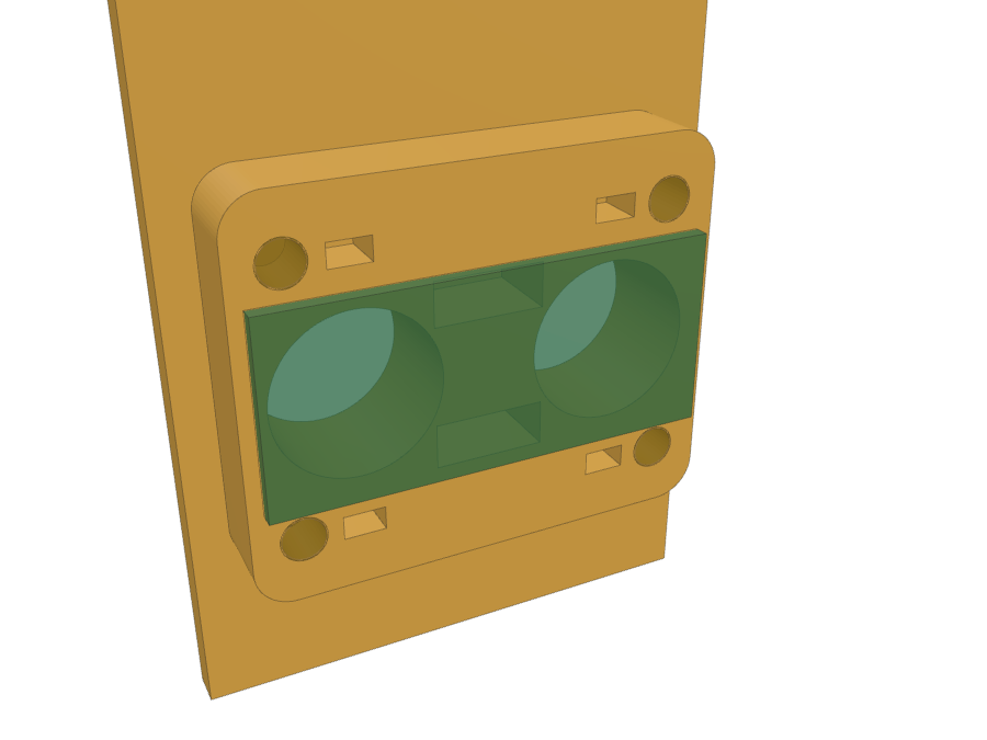 Sensor eingelegt