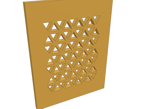 Lüftung Dreiecke (S)
